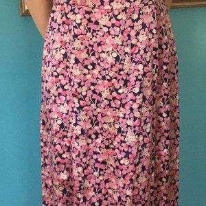 Silk Jill Stuart floral dress size 6